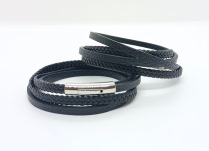 Double wrap leather