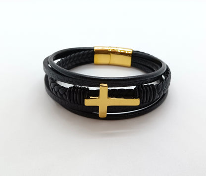 Multi-layer Cross bracelet
