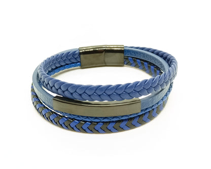 Multi-layer men bracelet