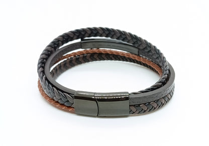 Multi-layer men bracelet