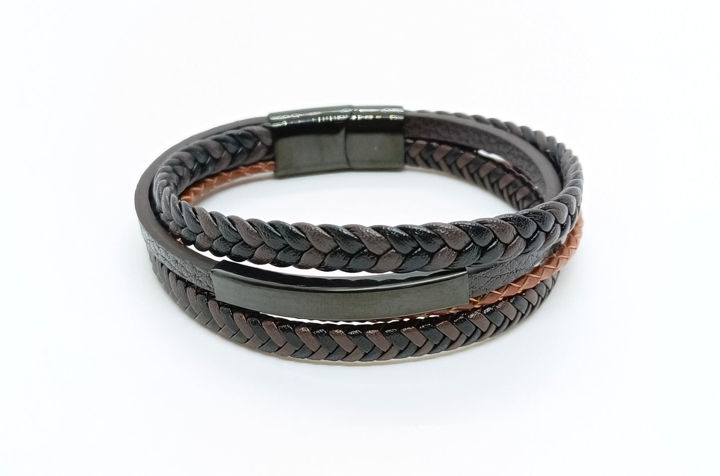 Multi-layer men bracelet