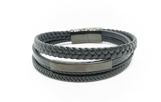 Multi-layer men bracelet