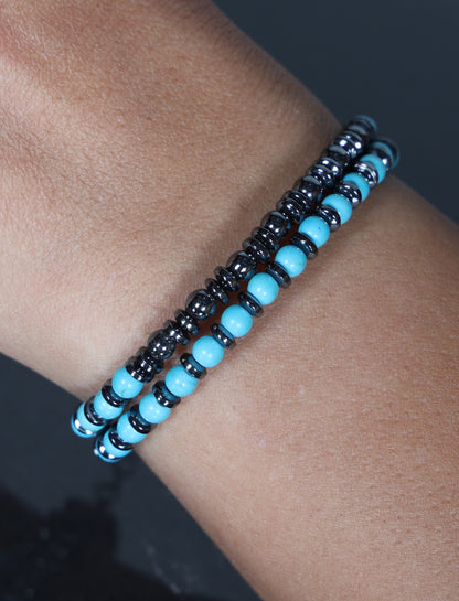 Unisex stone bracelet
