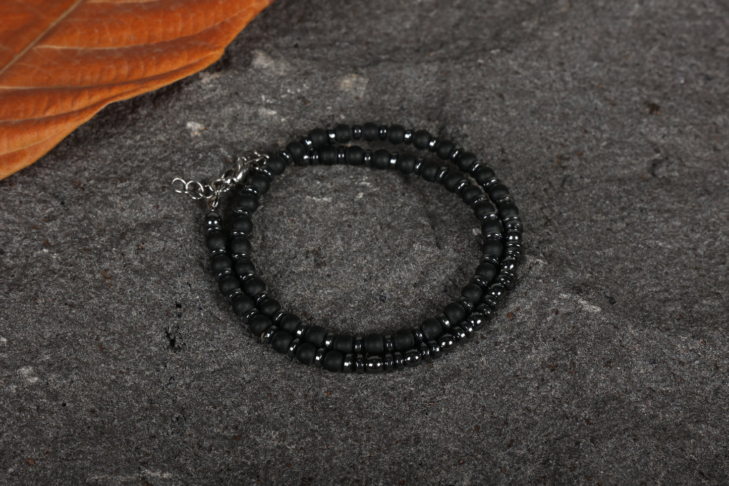 Unisex stone bracelet