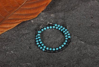 Unisex stone bracelet