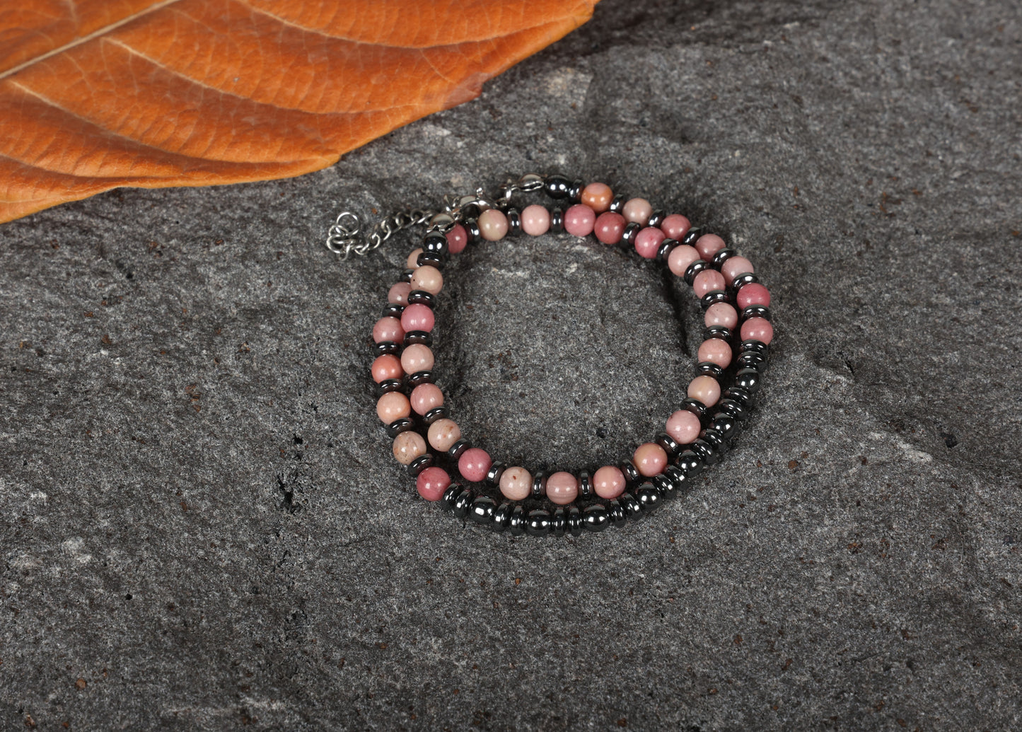 Unisex stone bracelet