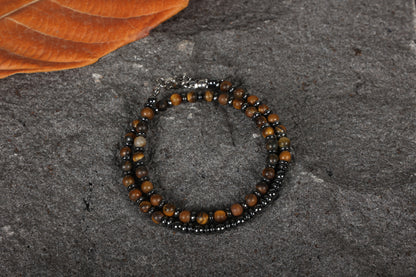 Unisex stone bracelet