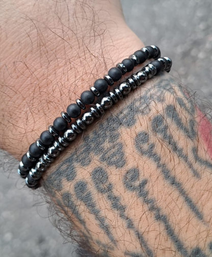 Unisex stone bracelet